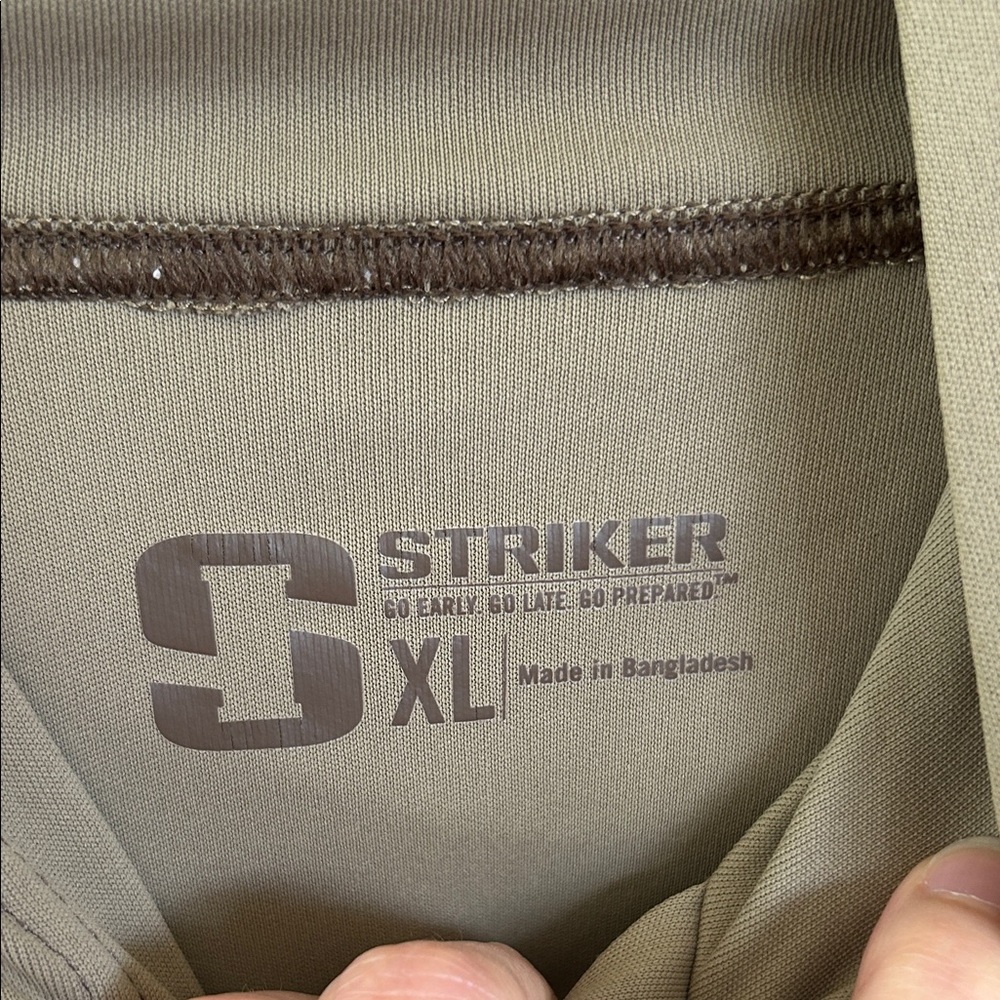 Striker Olive Green Camo Sleeve Hoodie - Picture 3 of 7